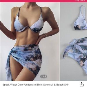 NWOT SHEIN 3 piece bikini